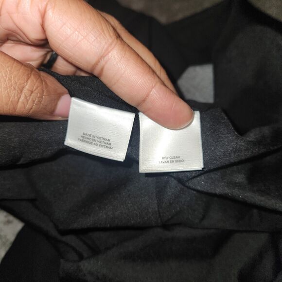 NINE WEST Women Sheath Dress Color-block Gray Black Sleeveless Size 22W - Picture 6 of 6